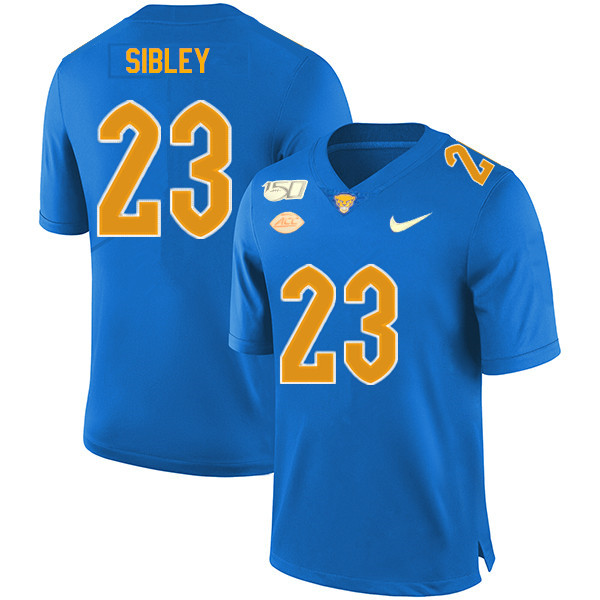 2019 Men #23 Todd Sibley Pitt Panthers College Football Jerseys Sale-Royal